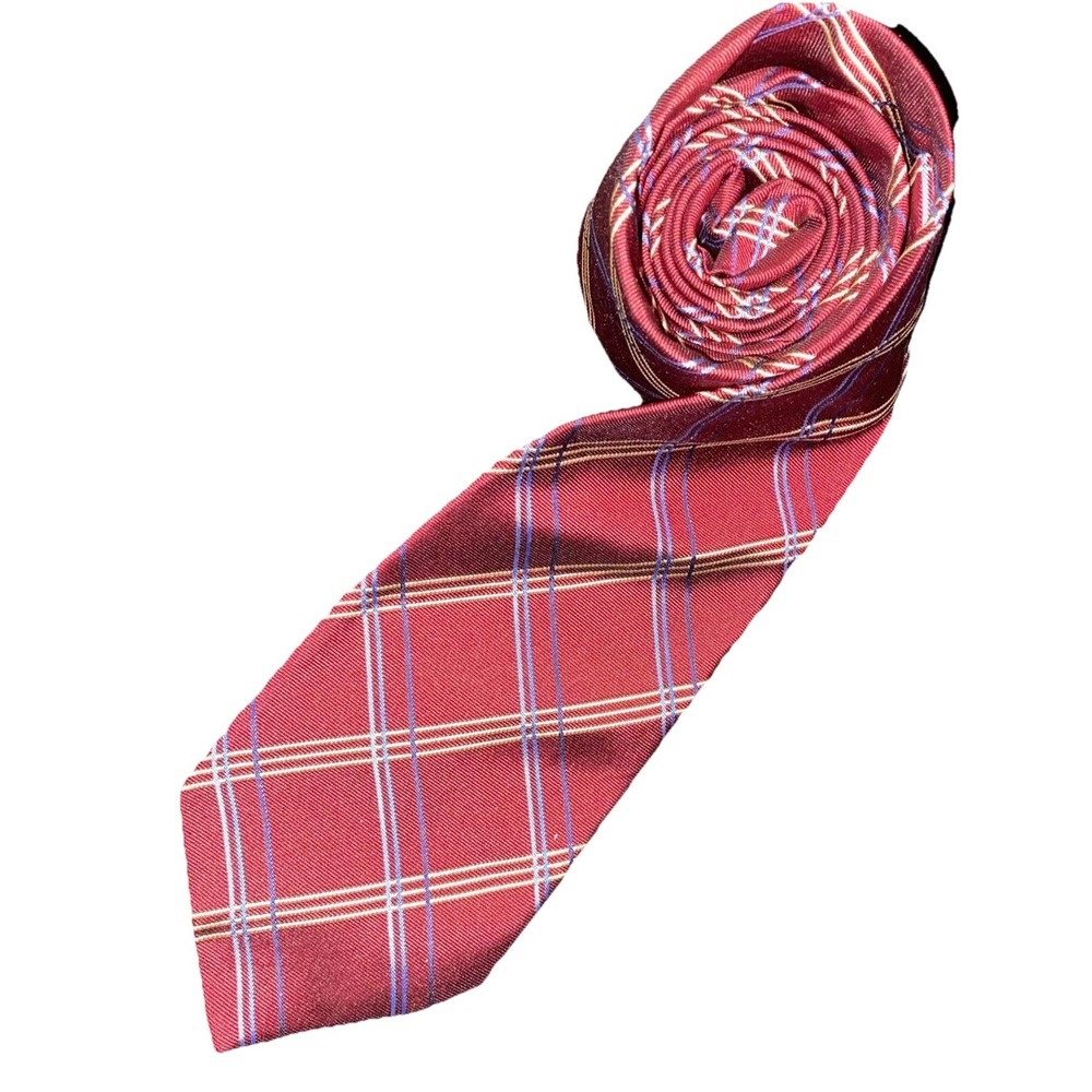 Burberry London Silk Tie Striped Pattern Made in England